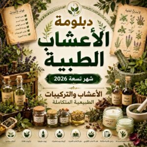 دبلومة الاعشاب الطبية والتركيبات شهر 9 2026